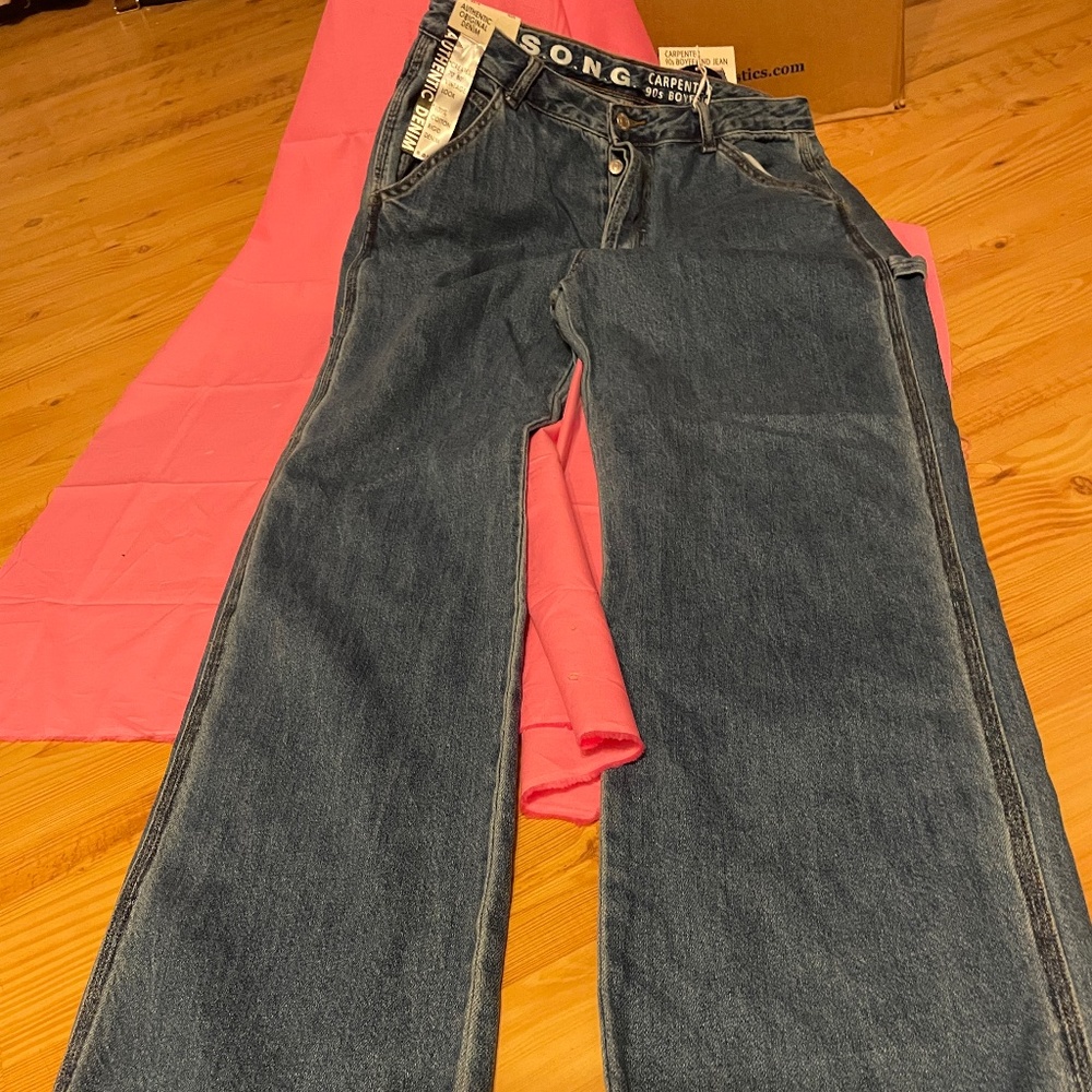 Boyfriend Jeans by SONG size 9/29 blue Denim